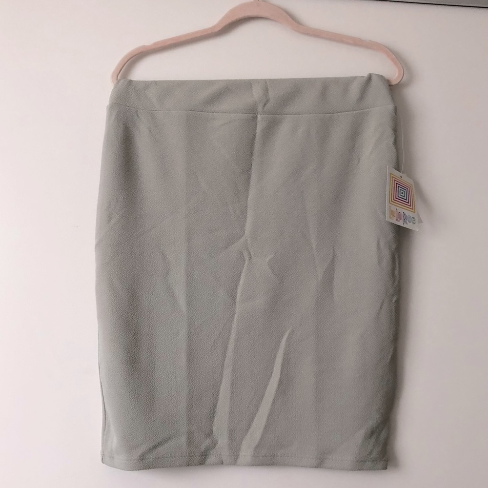 LuLa Roe Skirt. Size L. NWT. Gray